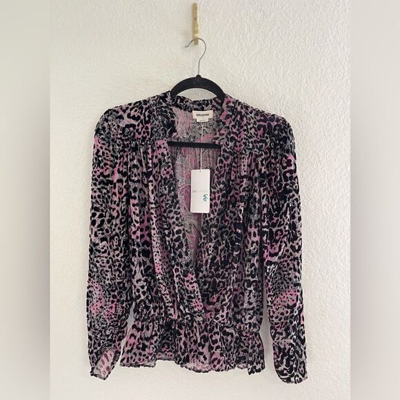 Zadig & Voltaire Tori Velours Devore Tunic. NWT. Small - Picture 4 of 10